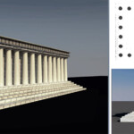 Τρισδιάστατη απεικόνιση του Ναού του Ηφαίστου στο Θησείο