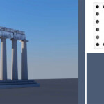 Τρισδιάστατη απεικόνιση του Ναού του Δία στη Νεμέα