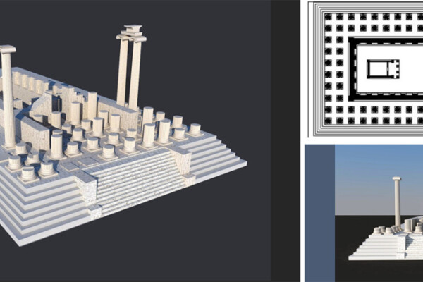 Πρόταση φωτισμού του Ναού του Διδυμαίου Απόλλωνα στη Μικρά Ασία
