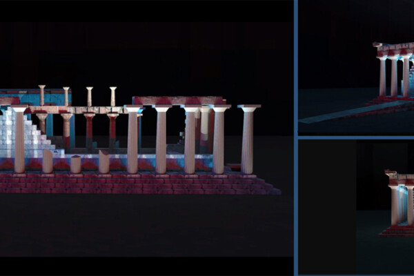 Πρόταση φωτισμού του Ναού της Αφαίας στην Αίγινα