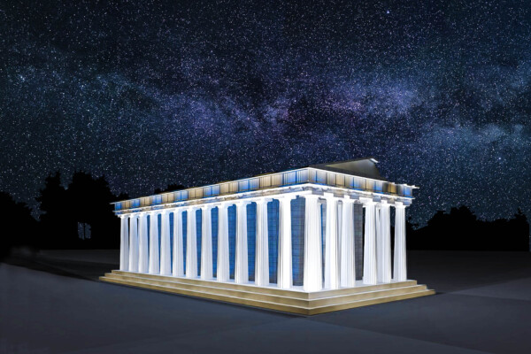 Πρόταση φωτισμού του Ναού του Ποσειδώνα στο Θησείο