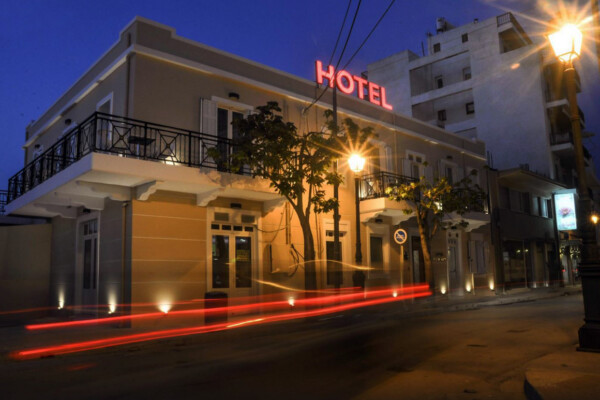 Εξωτερική φωτογραφία του Ξενοδοχείου Κυανή Ακτή στο Ξυλόκαστρο